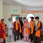 Camp team honoured by guru ghar- in the camp.resized